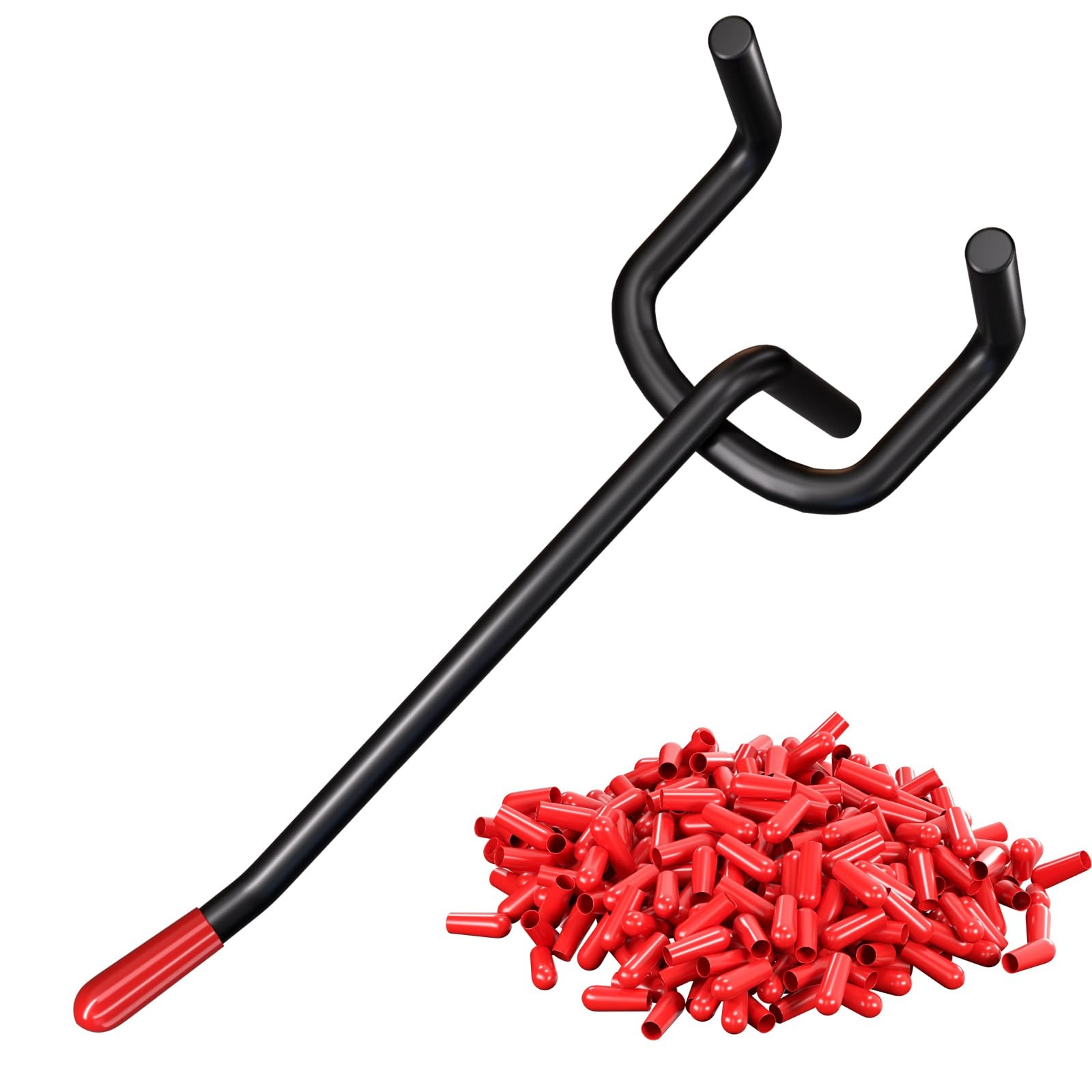 Pegboard Hooks for Hanging - Peg Board Organizer Accessories Fit New Metal Pe...