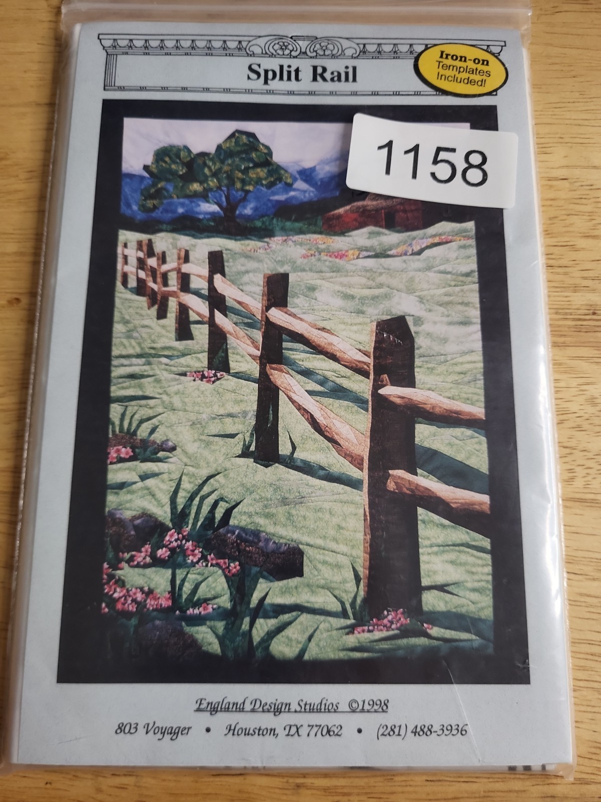 Split Rail 26 X 36 Quilt Pattern By England Design Studio
