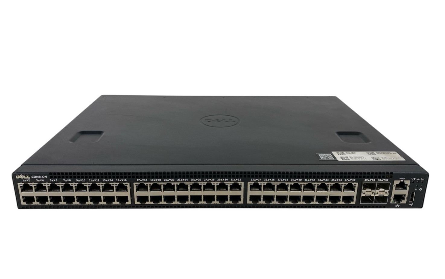 Dell EMC PowerSwitch S3048-ON 48-Port Gigabit 4x10Gbe SFP+ Switch 2x PSU