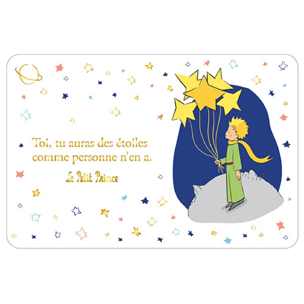 Kiub The Little Prince with the Stars Postcard (15x10cm)
