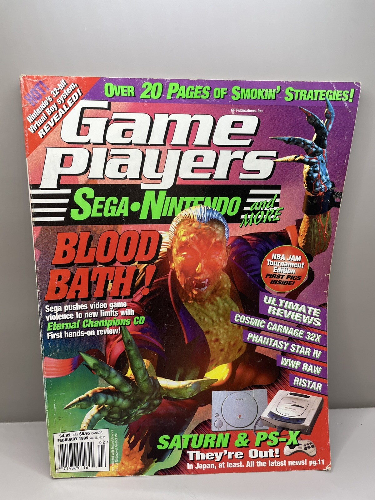 Game Players Magazine - February 1995 - Volume 8 - No. 2 - Sega Nintendo Saturn