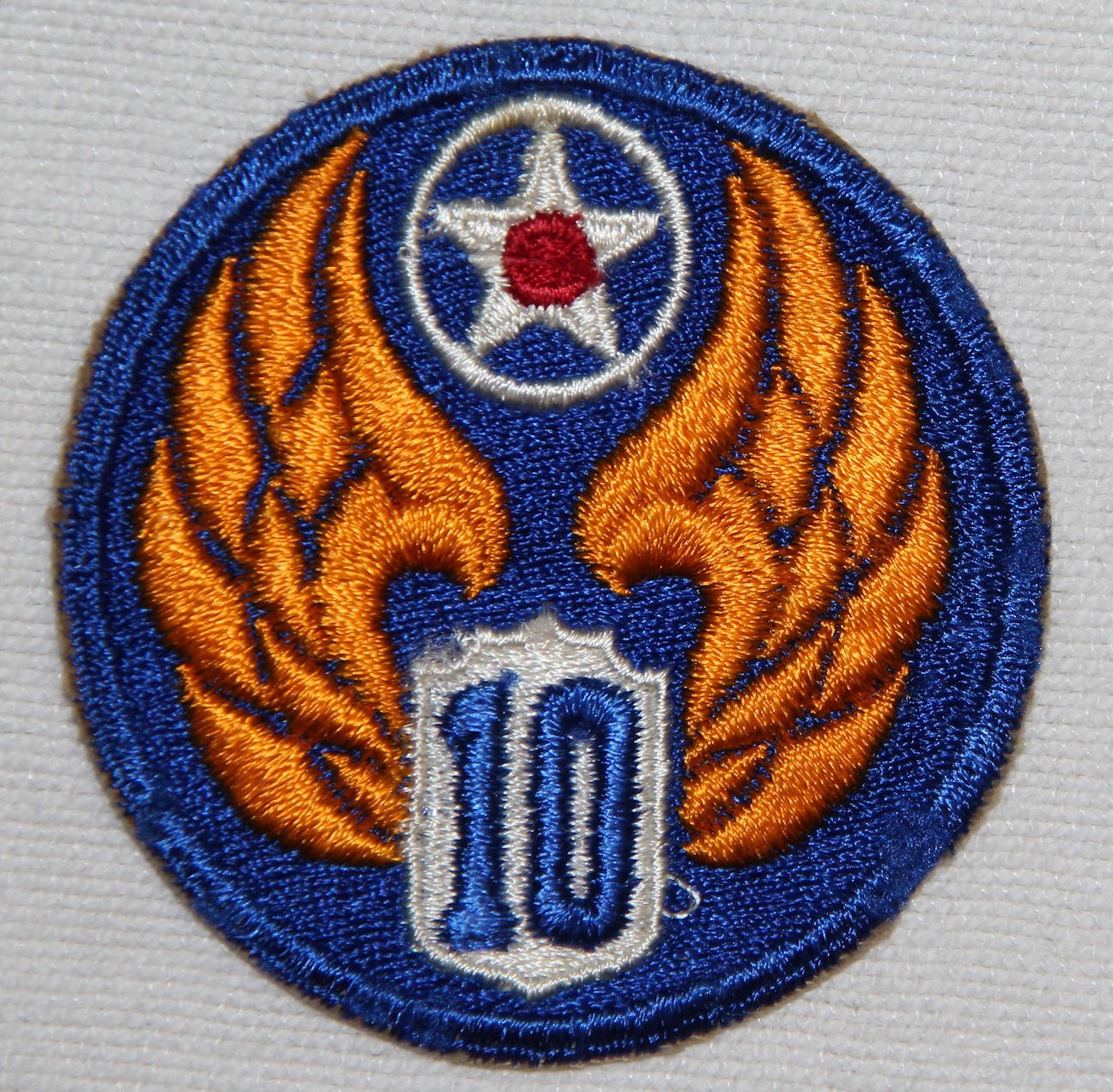 ORIGINAL WWII 10TH AAF AIR CORPS PATCH