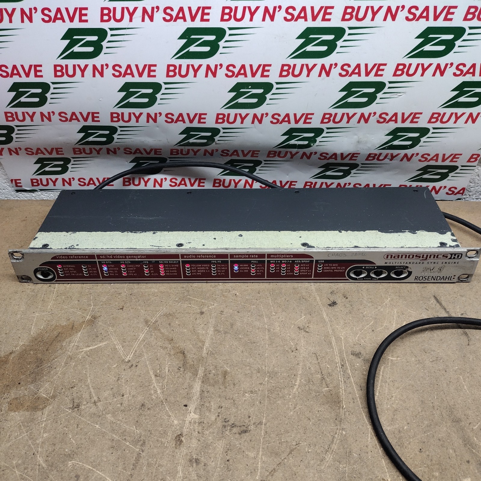 Rosendahl Nanosyncs HD Multistandard Sync Engine w/Power Cord - Powers On - USED