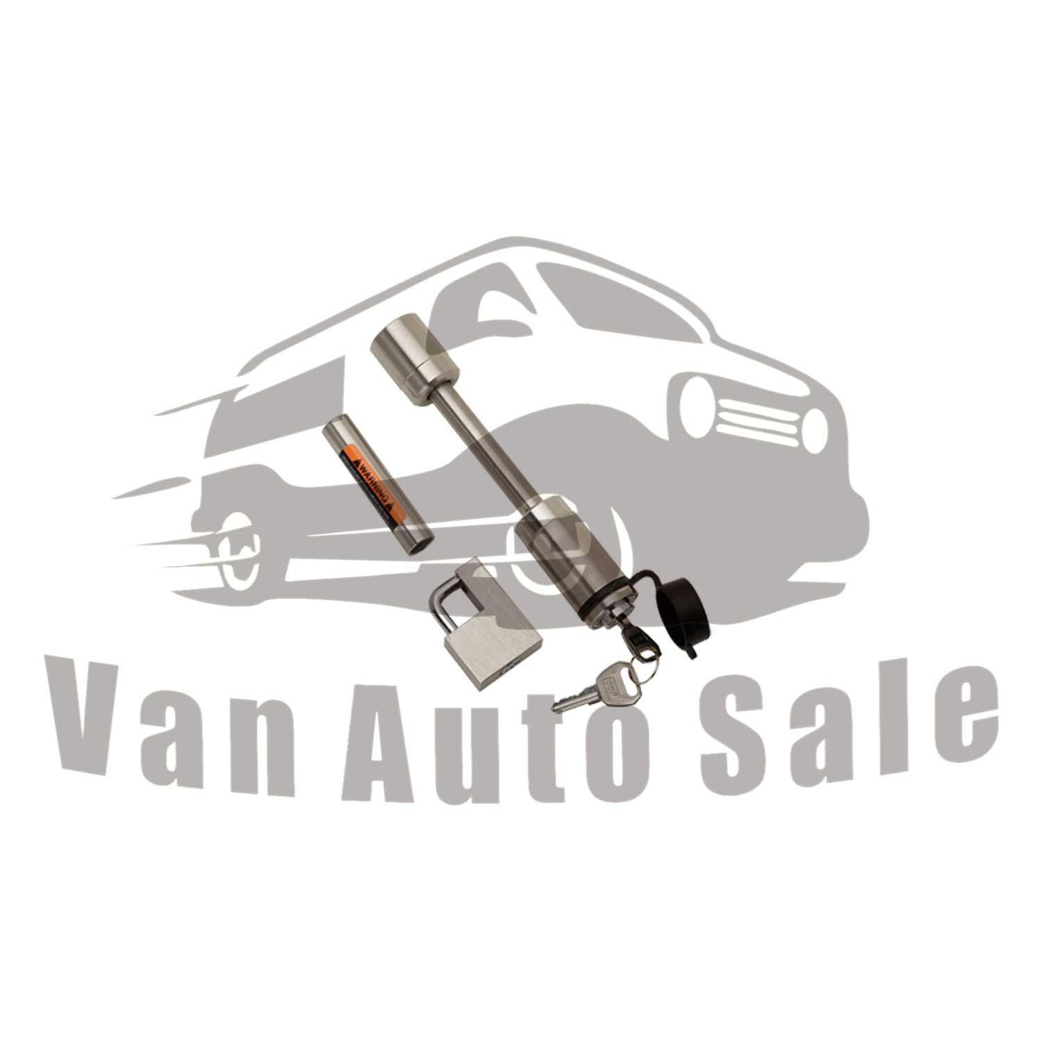 Draw-Tite 580406 Trailer Hitch Lock 1-1/4 & 2in Receiver Dogbone SS Keyed Alike