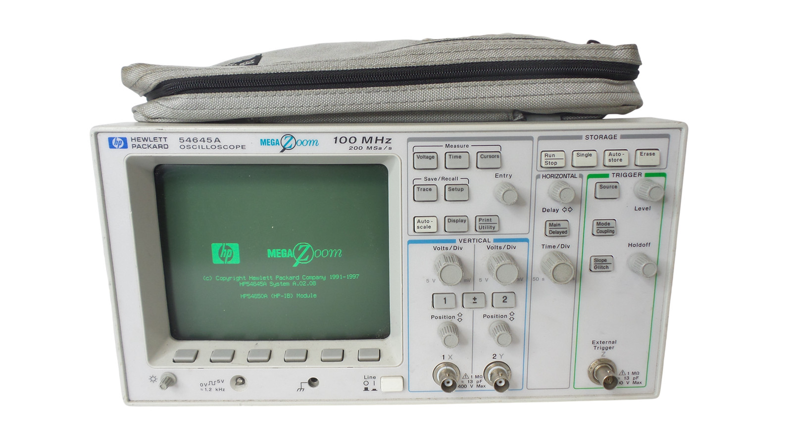 HP 54645A Oscilloscope 100 MHz 200 MSa/S W/ 54650A HP-IP - Free Shipping
