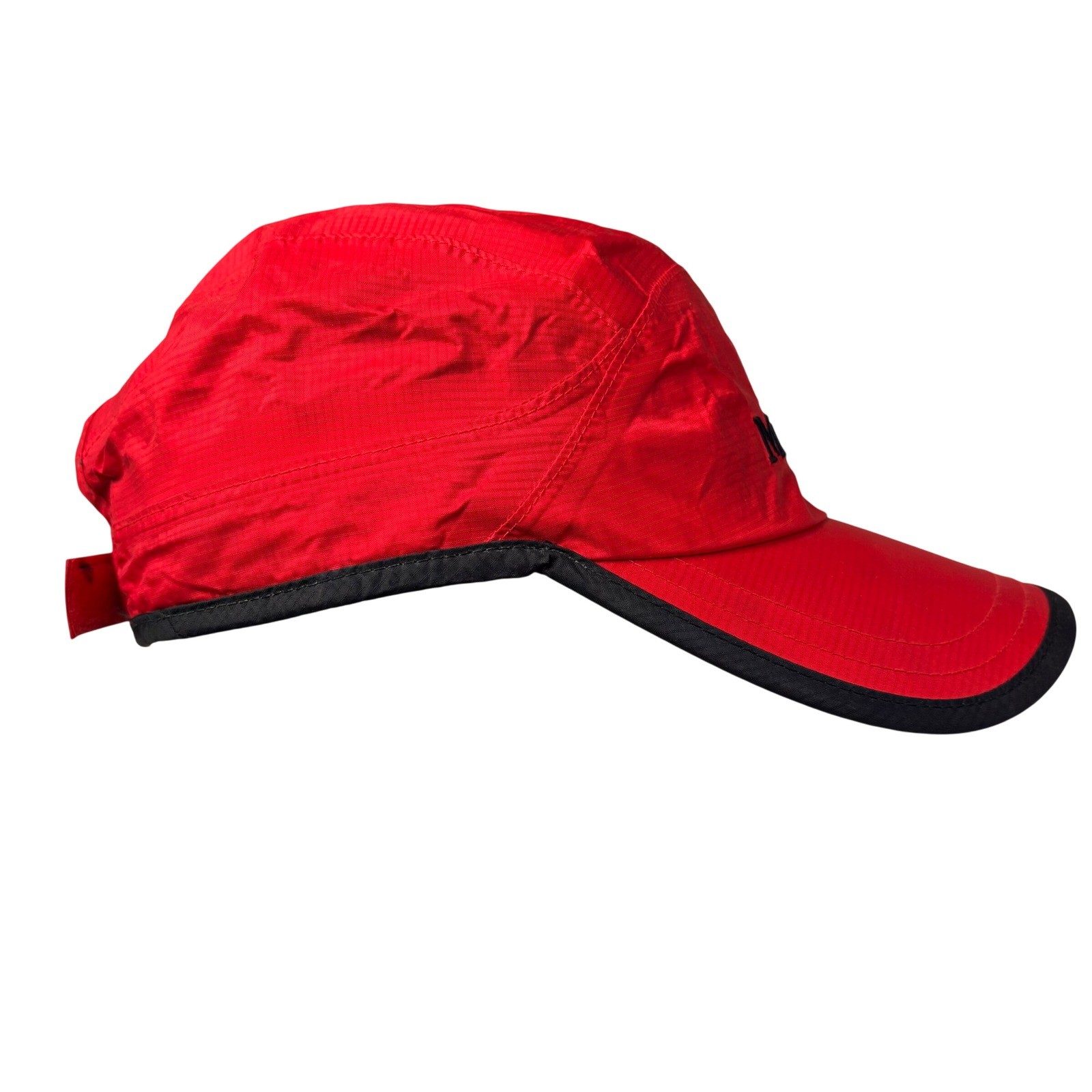Marmot Red Nylon Lightweight Packable Baseball Cap One Size Adjustable
