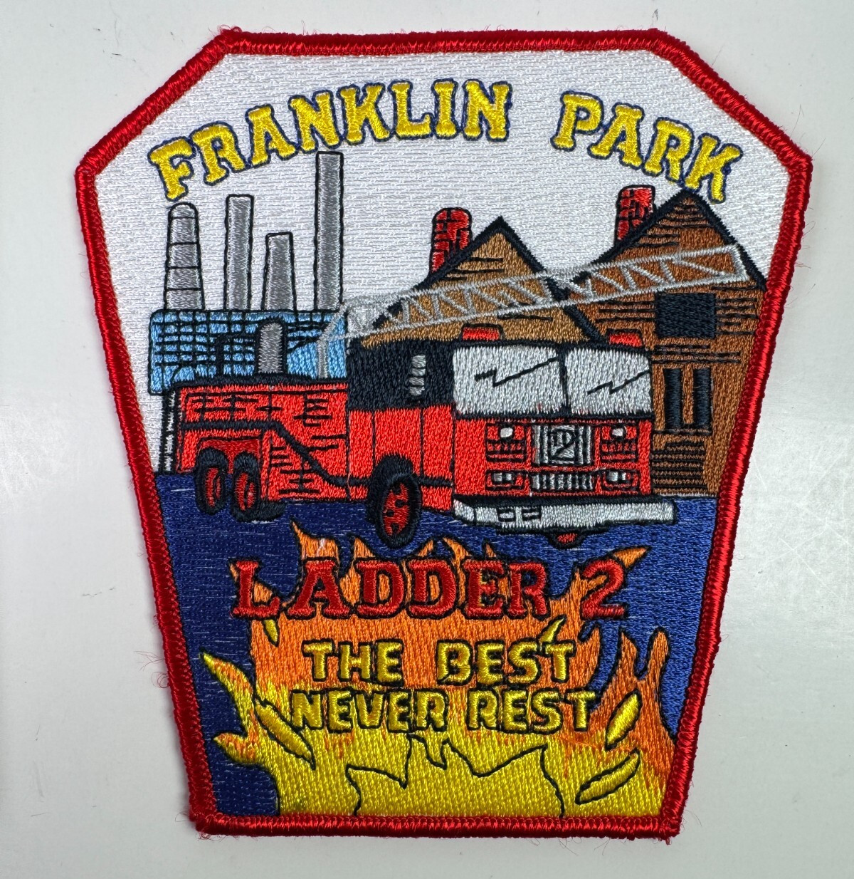 Franklin Park Fire Ladder 2 Illinois IL Patch F6