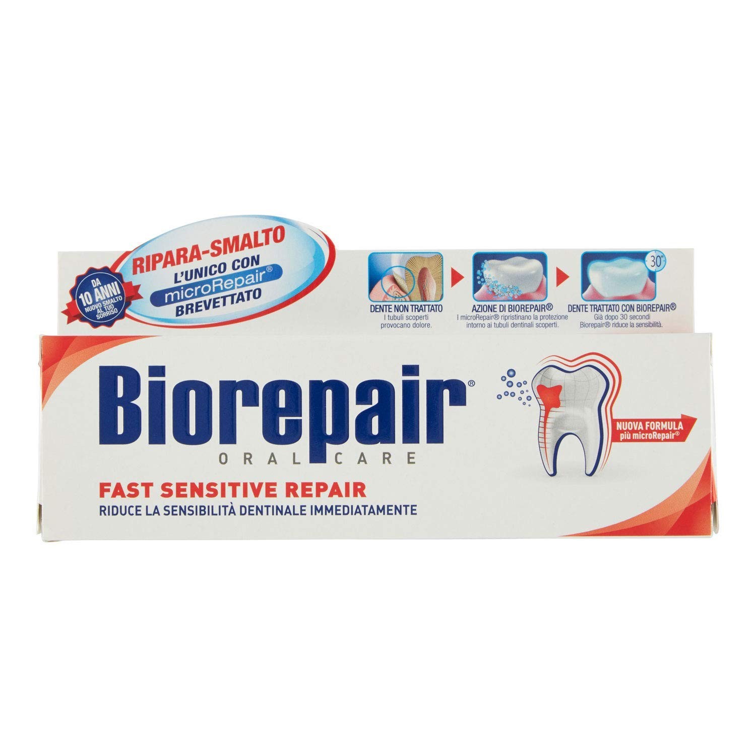 Biorepair: "Fast Sensitive Repair" Toothpaste with microRepair, 3.28 oz_Old