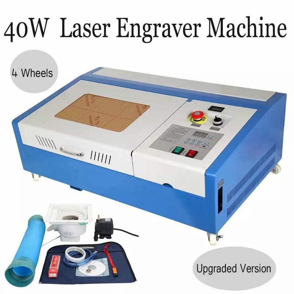 Top Offer! 40W CO2 USB laser Engraving Cutting Machine Engraver Cutter 220V/110V