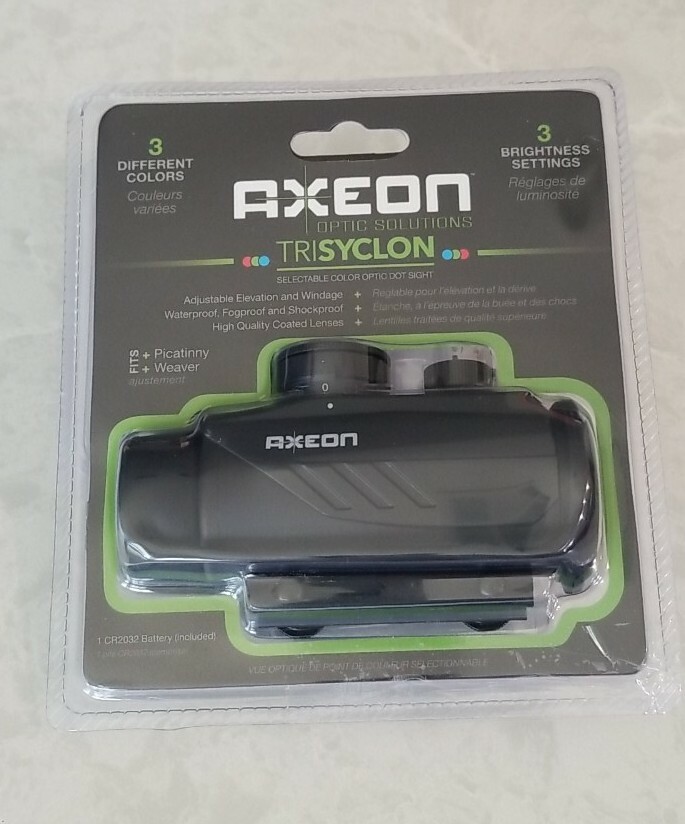 AXEON Optic Solutions TRISYCLON Selectable Color Optic Dot Sight