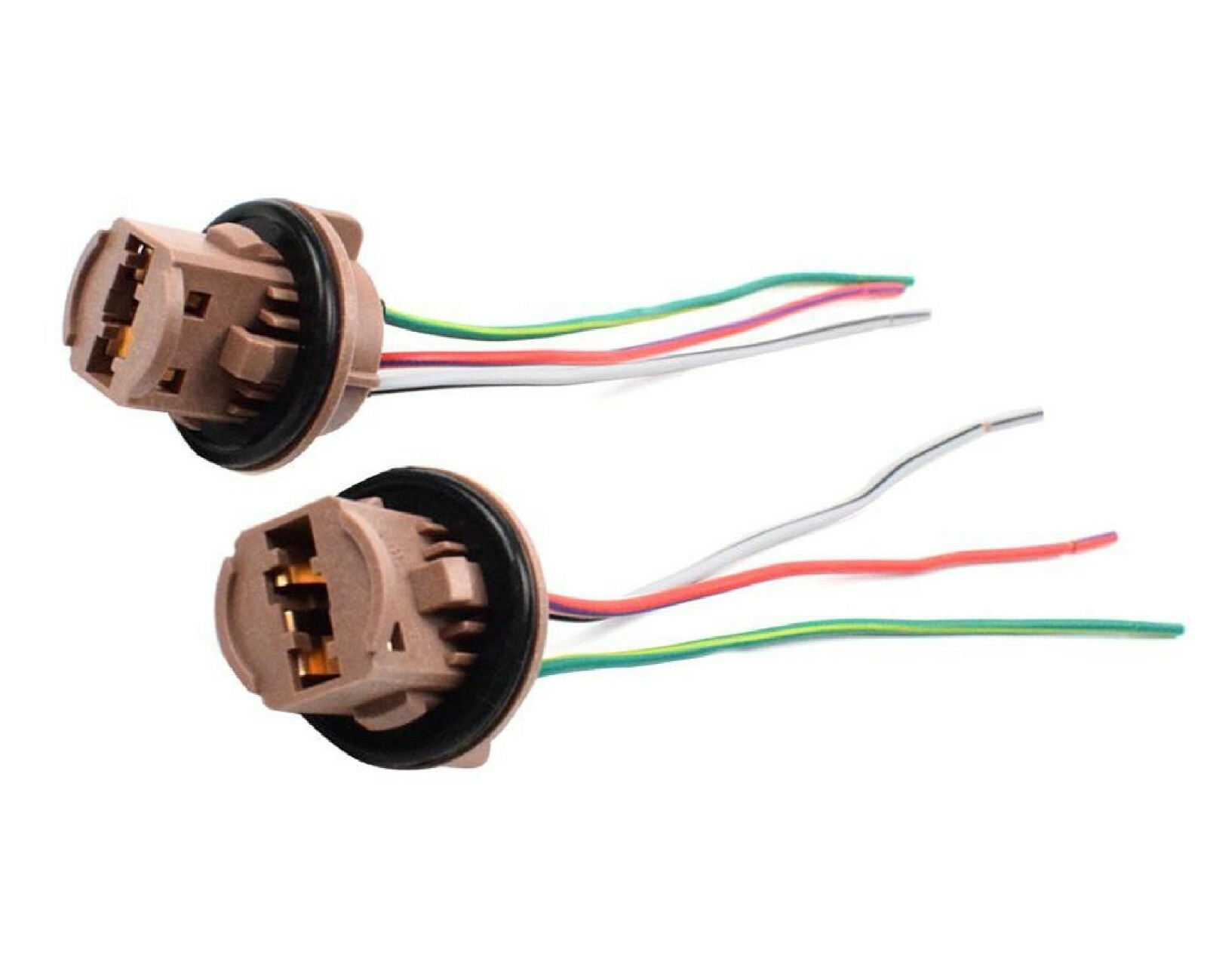 Universal Pigtail Wire Female Socket 7443 Two Harness Brake Stop Tail Parking