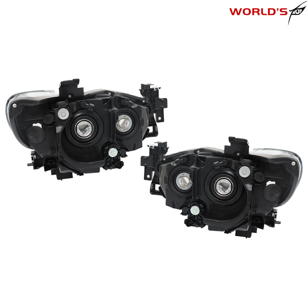 Right+Left Headlight For Mazda 6 2014 15 16 2017 Black Housing Projector Halogen