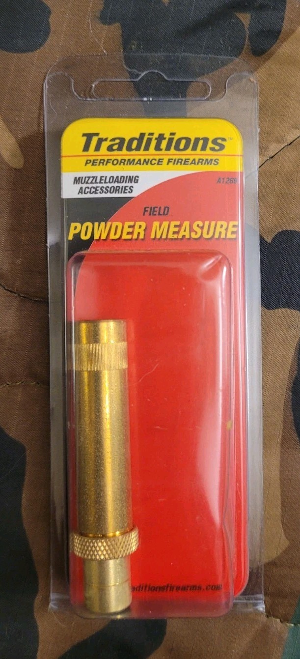 Traditions Muzzleloader Accessories Powder Measure 30-120 Grains Brass