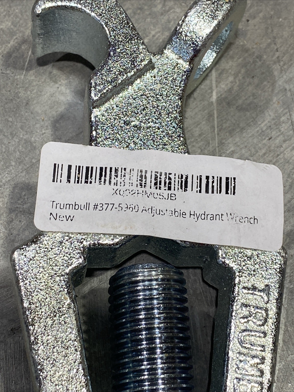 Trumbull 377-5960 Adjustable Hydrant Wrench New