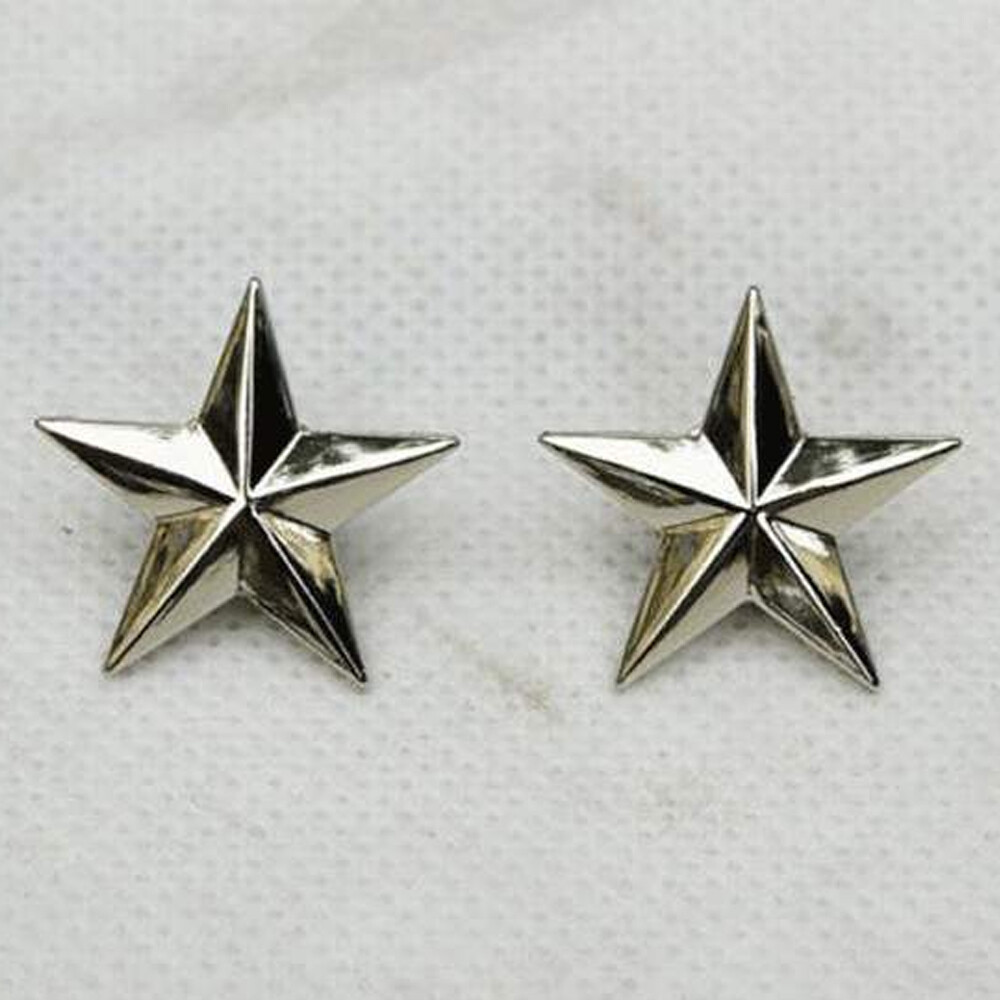 WW2 Pair US Army One Star Brigadier General Rank Insignia Badges US