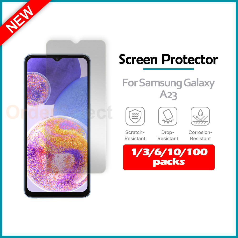 1-100 Lot LCD Clear HD Screen Protector for Android Phone Samsung Galaxy A23