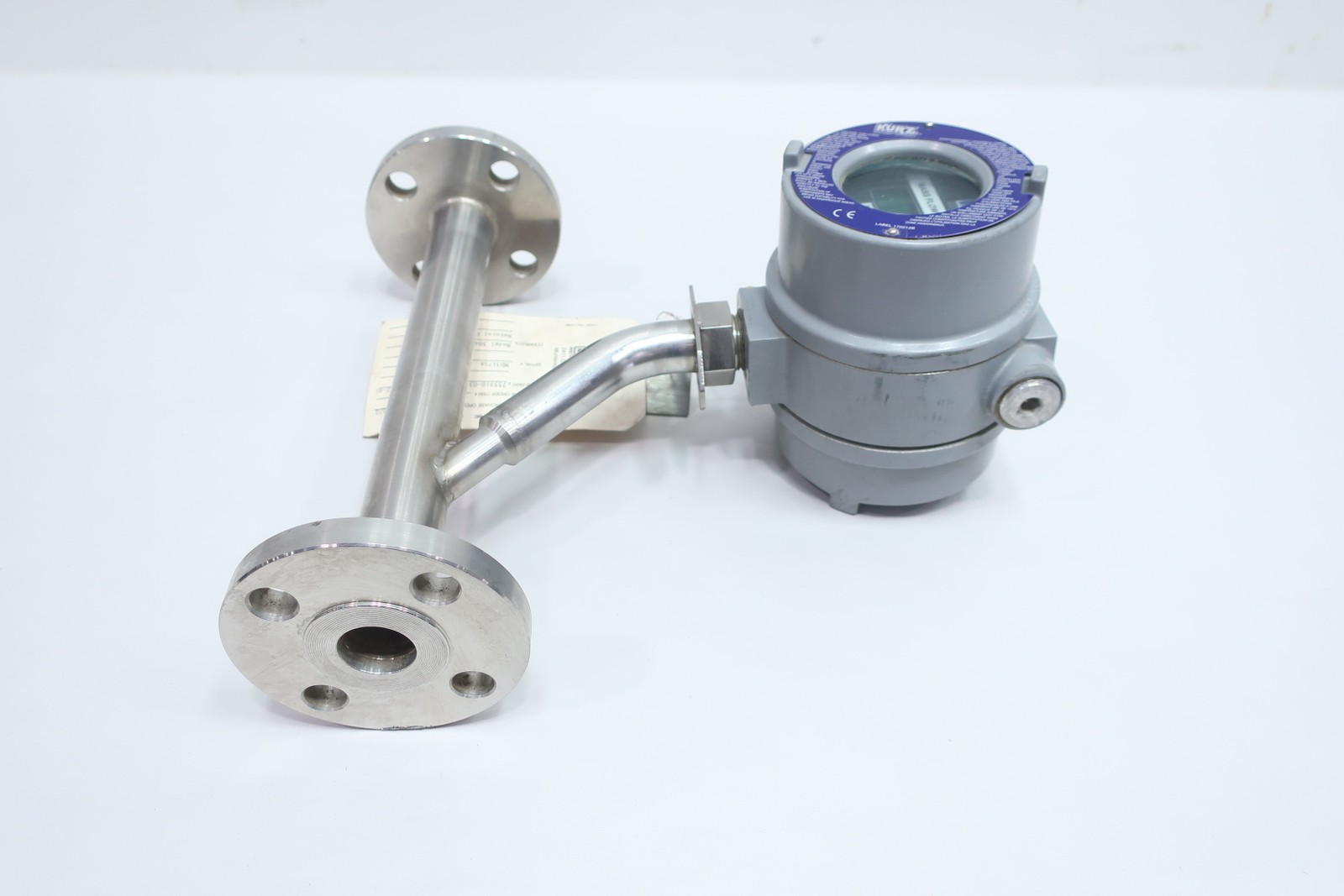 Kurz Instruments 504FT-16 Flanged In-line Thermal Mass Flow Meter 1in 24v-dc