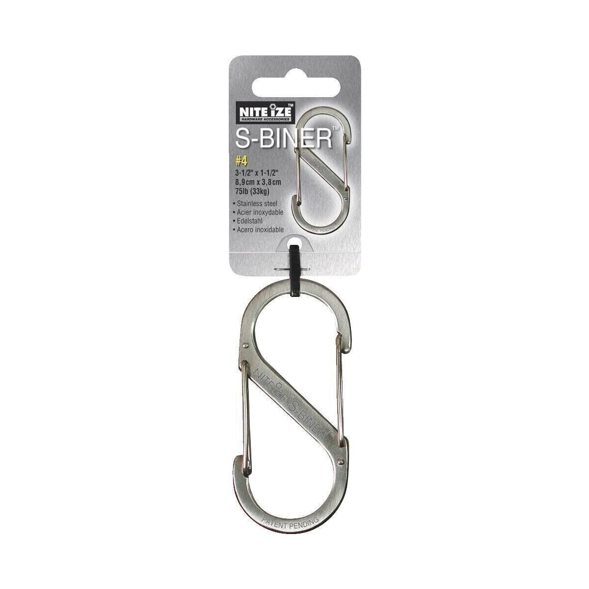 Nite Ize Stainless Size 5 S-Biner