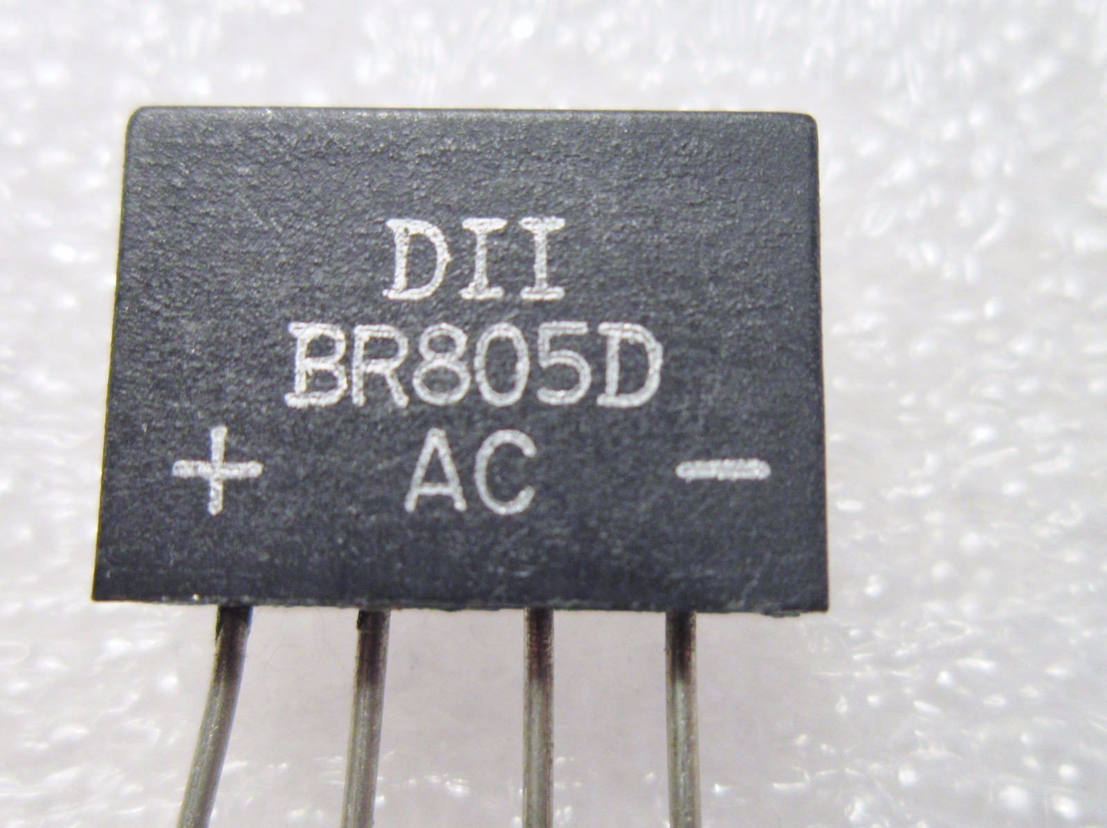 BR805D TAITRON DIODE BRIDGE RECTIFIER SINGLE ZENER 2.0A 50V to 1000V 2-PC LOT