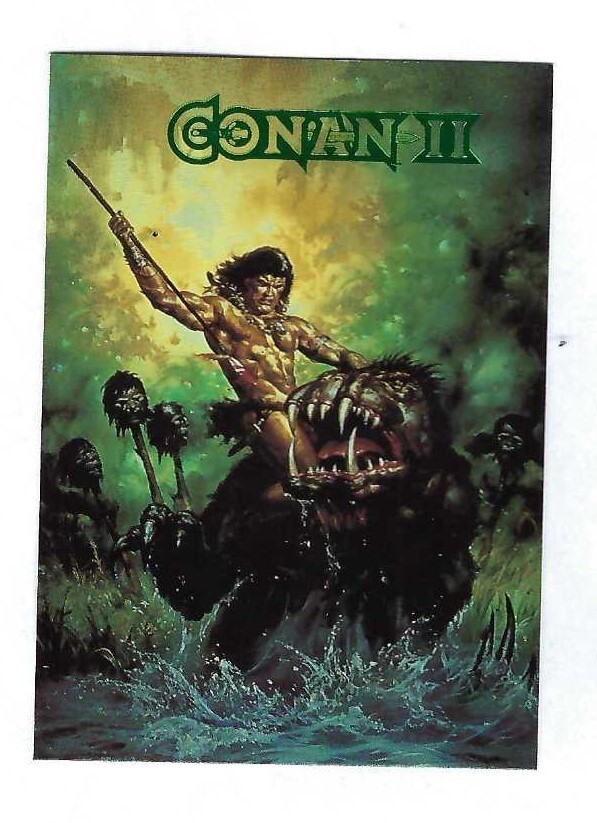 1994 Comic Images All Chromium Conan II Insert Rare 3 card subset Card 2 of 3