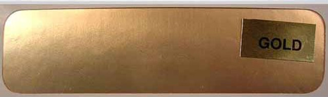 Bare Metal Foil Co 6" x 11.5" Thin Sheet Gold Foil   BMF 008