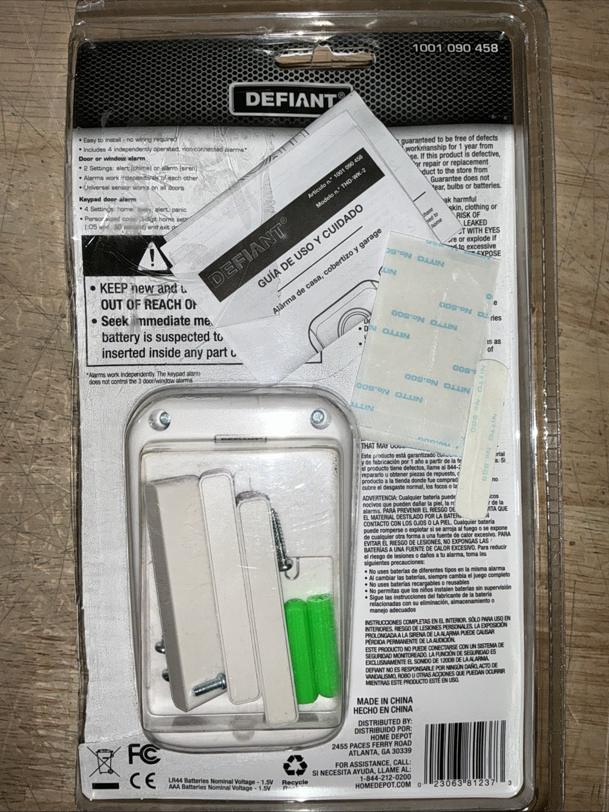 Defiant Wireless Home Security Door/Window Alarm Kit Multipack