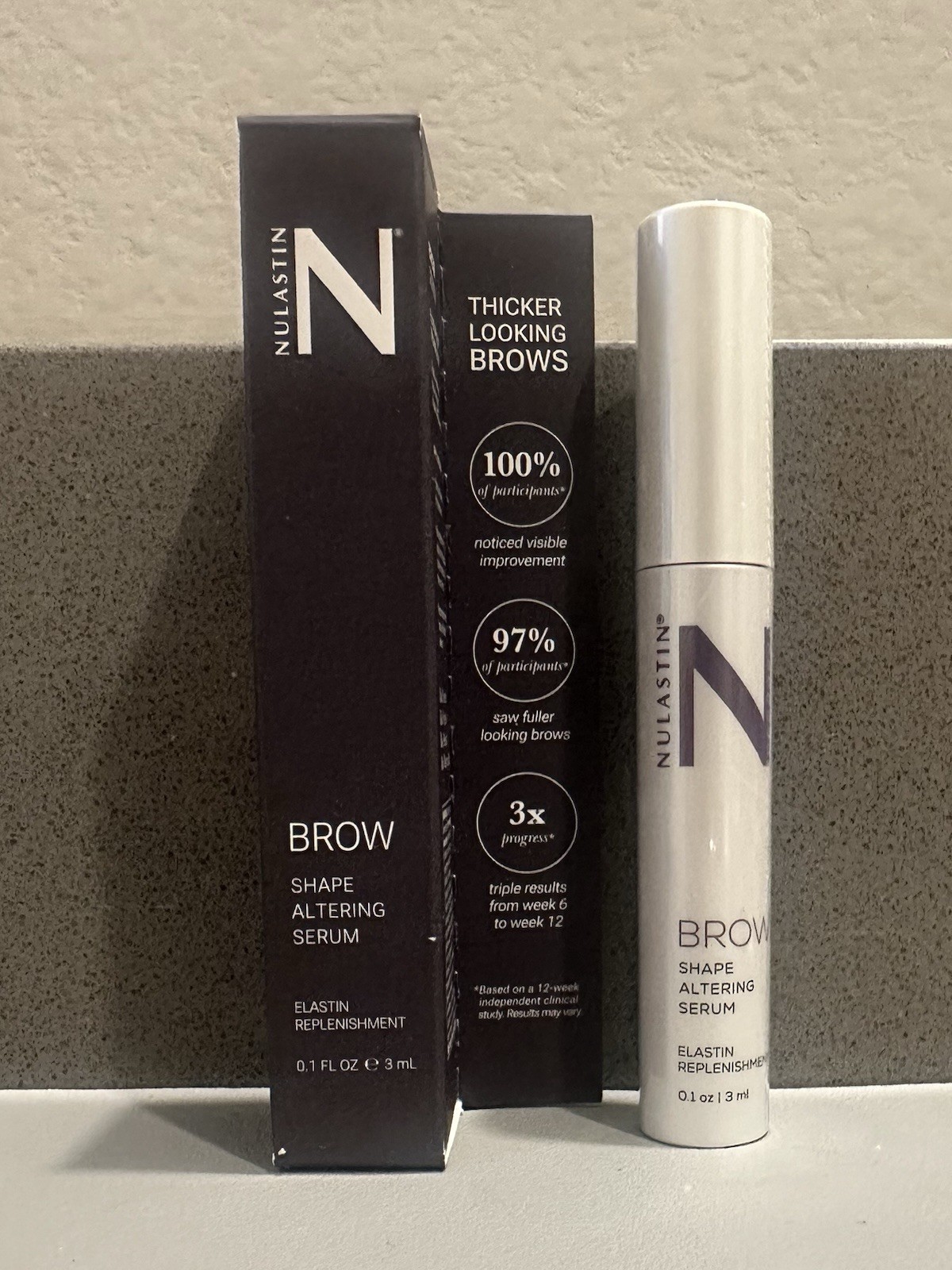 NEW Nulastin Brow Shape Altering Serum Full Size