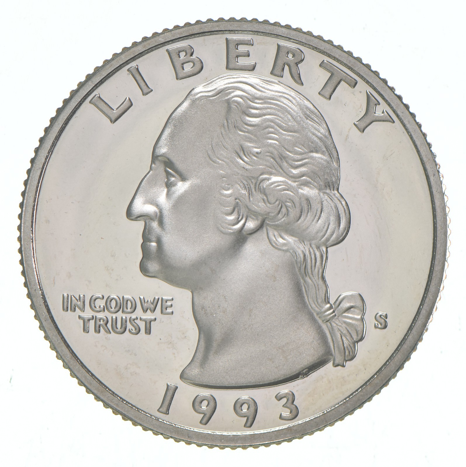 1993-S Washington Quarter CLAD Proof
