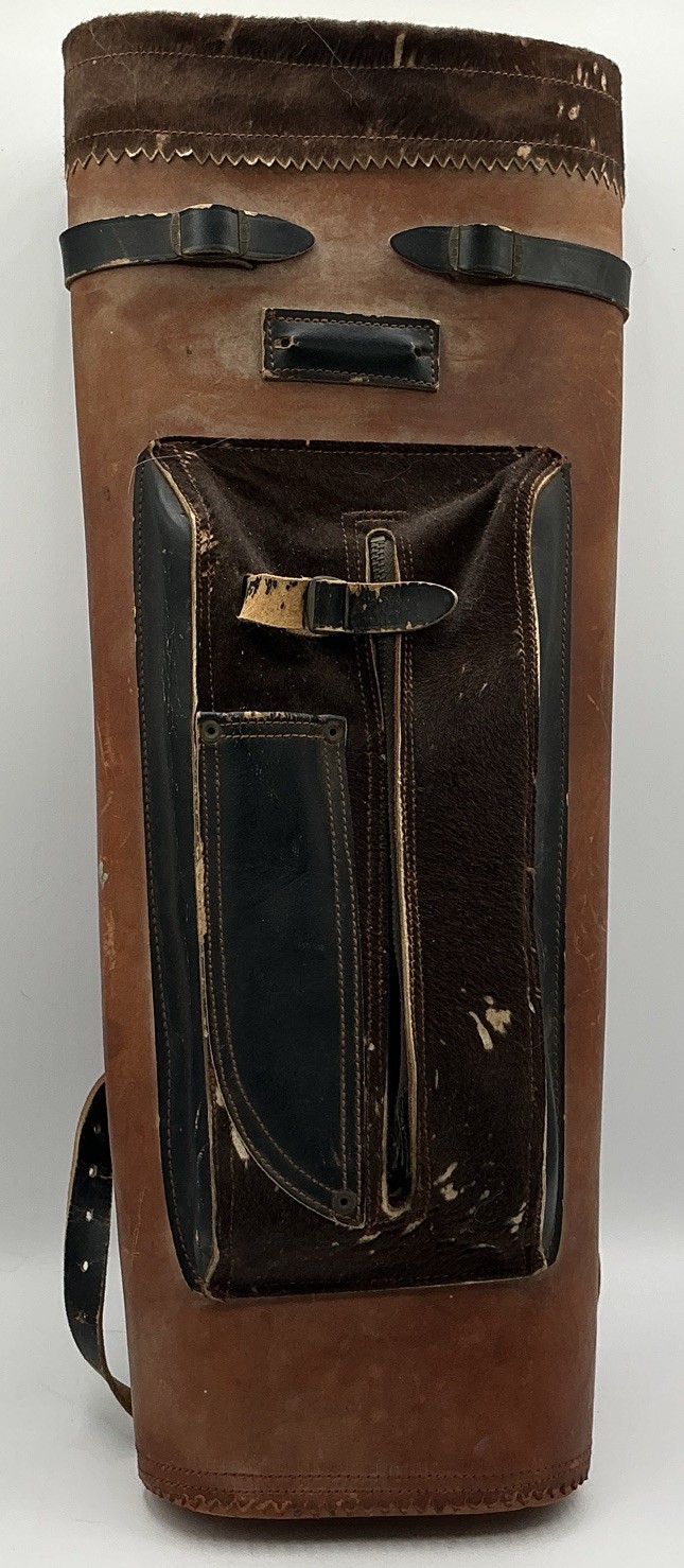 RARE Vintage CARLISLE Leathercraft NCB-25 Archery Quiver Traditional Back Quiver