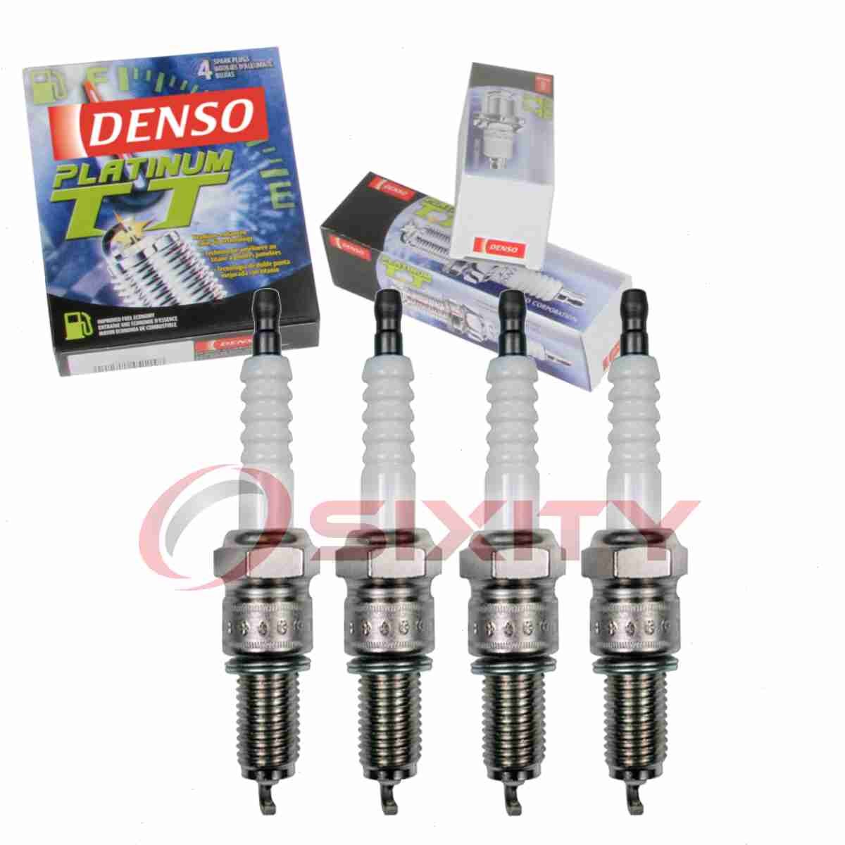 4 pc Denso Platinum TT Spark Plugs for 1970-1976 Porsche 914 1.7L 1.8L 2.0L mo