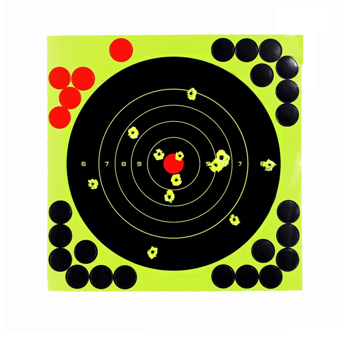 20pcs Self Adhesive Target Stickers, Training Target Shooting Targets Stic...