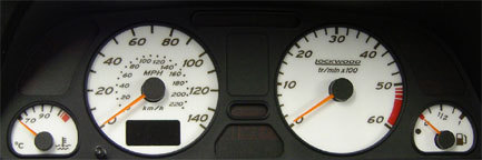 Lockwood Peugeot 306 Diesel no Oil - Digital Mileage RED (ST) Dial Kit 40JJJ