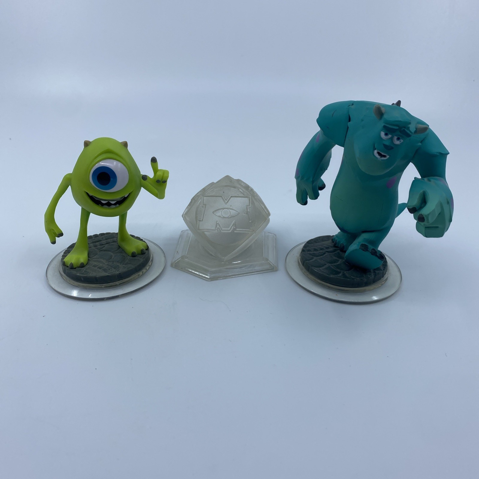 Disney Infinity Characters/Figures Power Disks - Monsters Inc. Set of 3