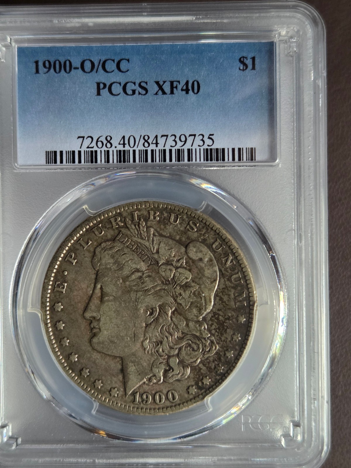 1900-O/CC Morgan Silver Dollar PCGS XF40