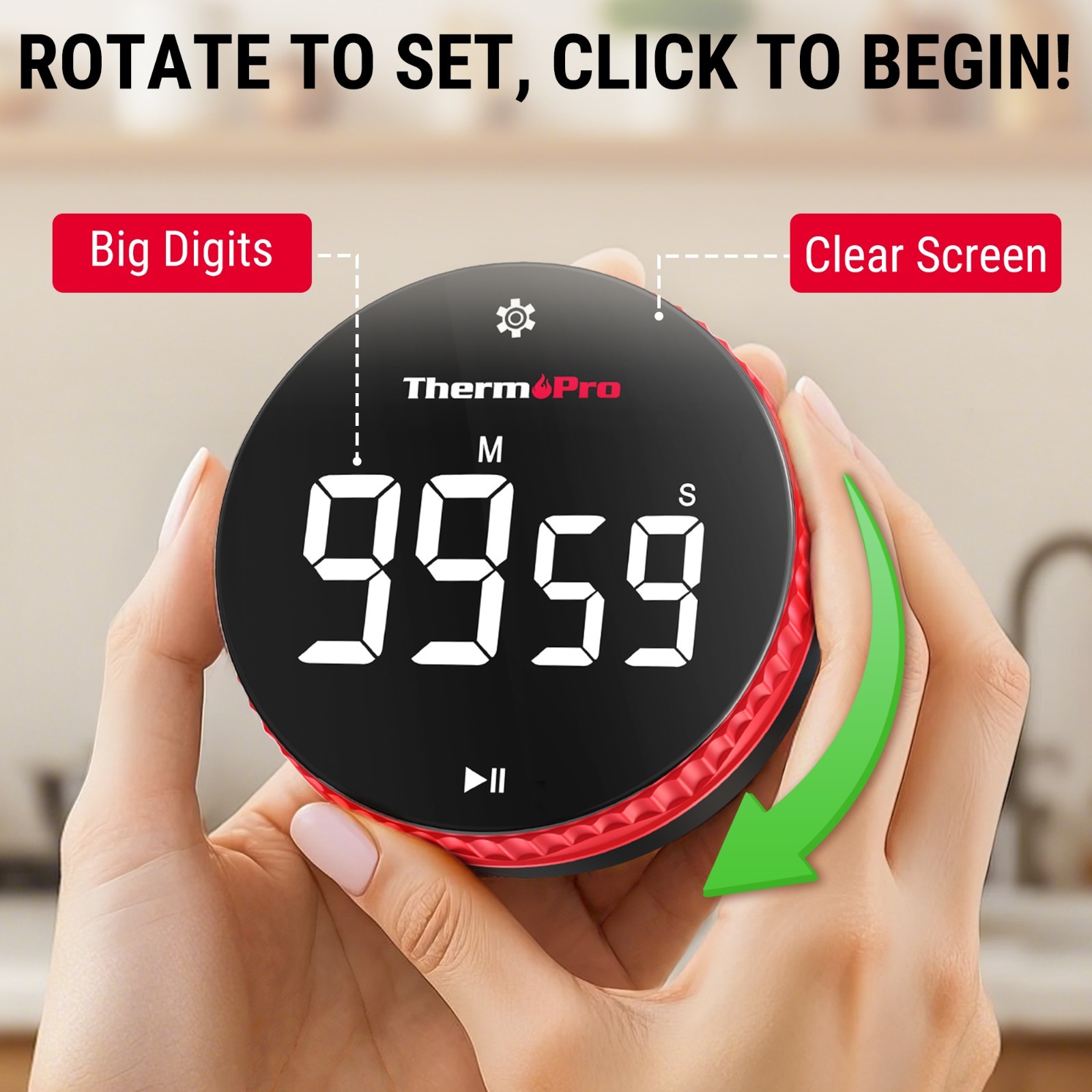 TempPro TP920 Bluetooth Wireless Meat Thermometer 4-Piece BBQ Cooking Set