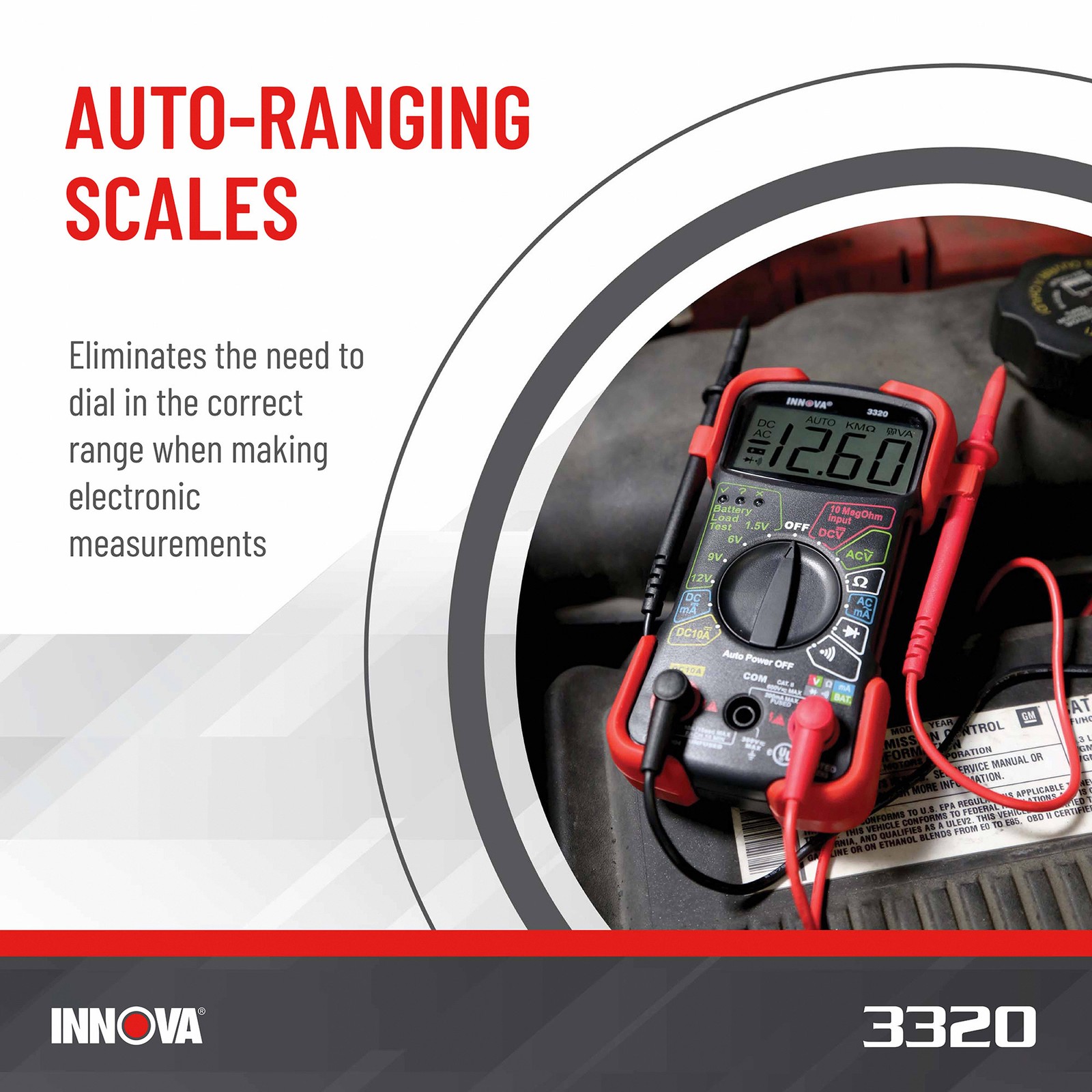 Innova Digital Multimeter, Model# 3320