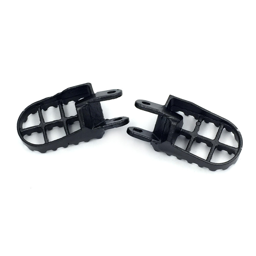 GRAY Motocross MX Foot Pegs For 1997-2007 Kawasaki KLX300R 1993-1995 KLX650
