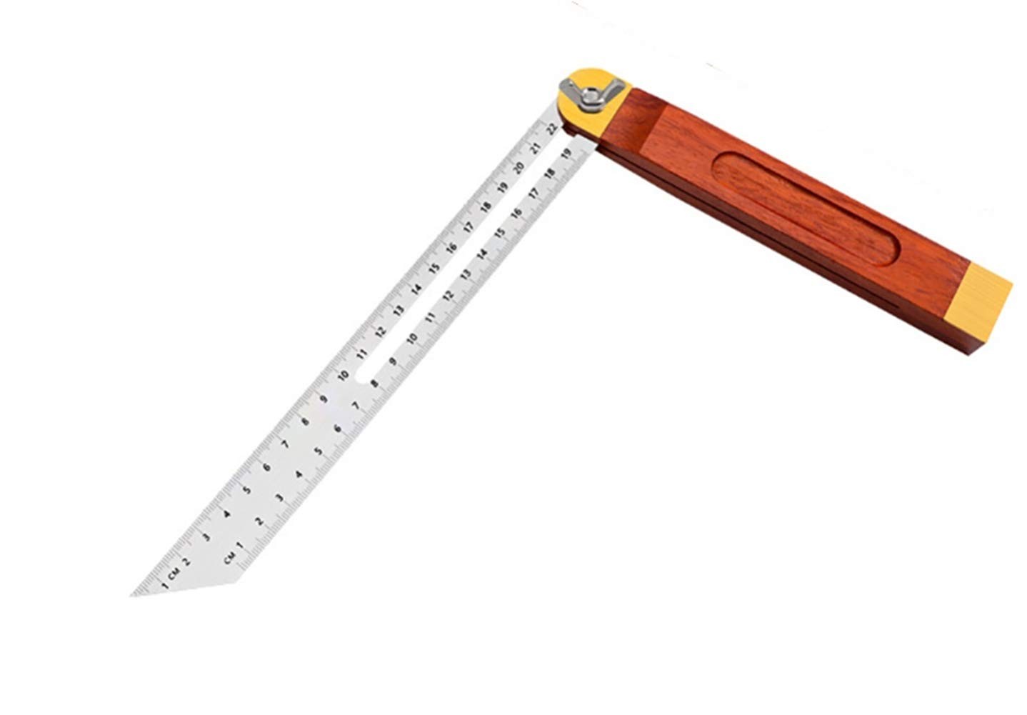 Stainless Steel Combination Square Protractor Measurement Hardware Tool 22cm