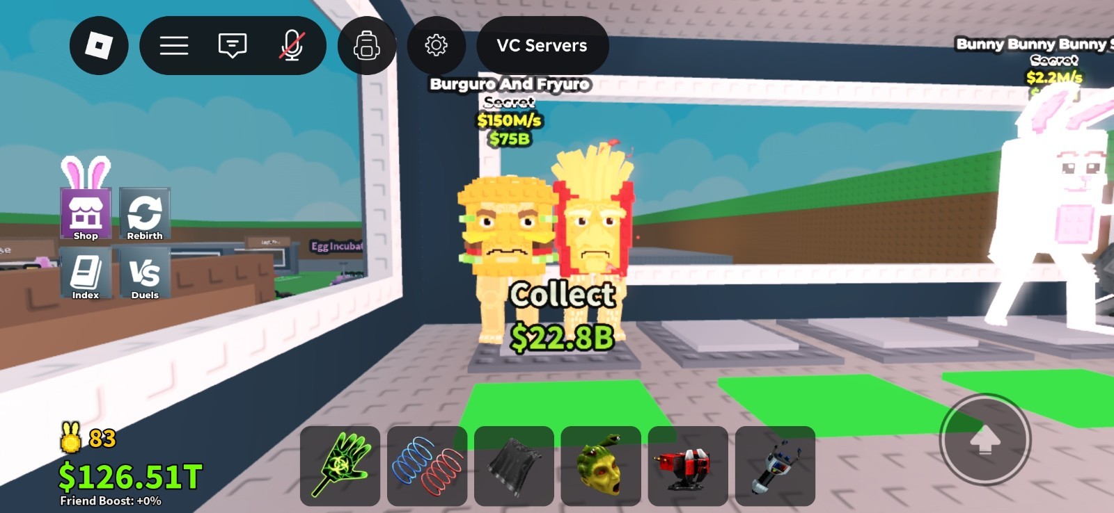 Roblox Secret Game Asset Burguro And Fryuro $150M/s $75B