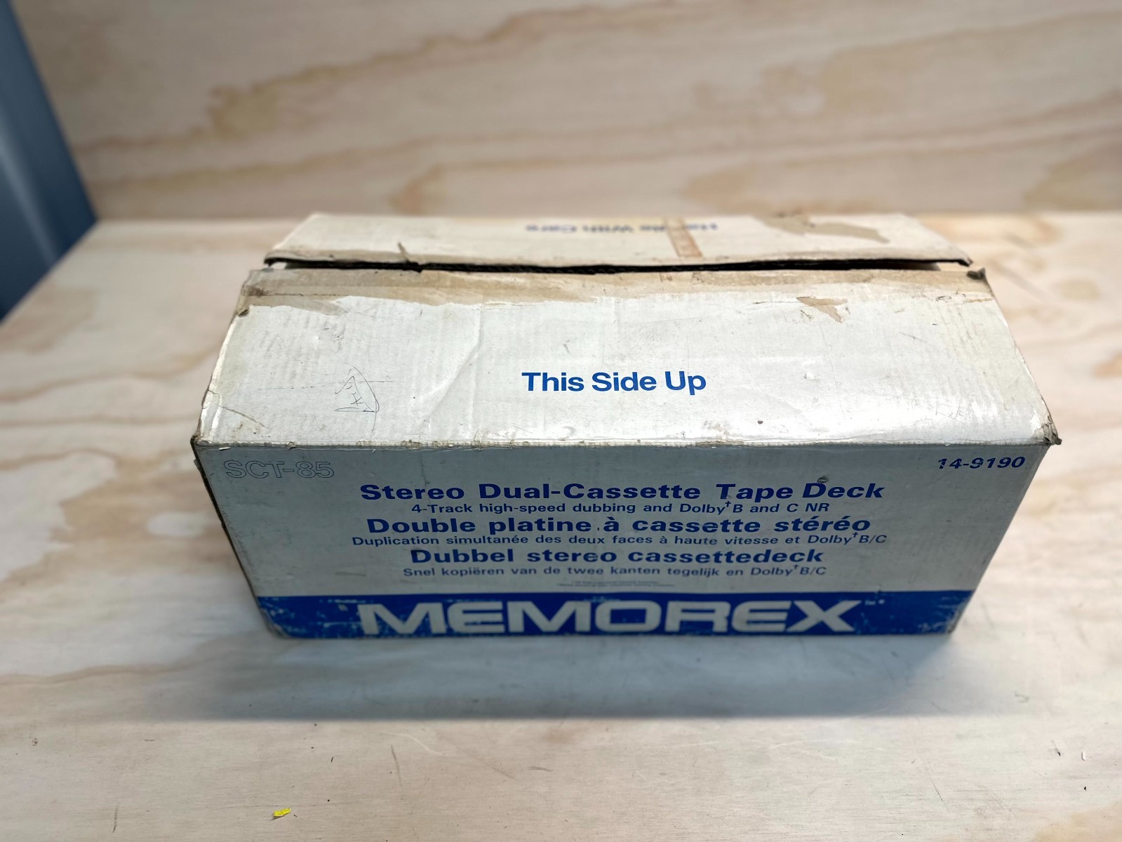 Boxed Memorex SCT-85 Cassette Deck High Speed Dubbing Dolby B-C NR Auto Stop