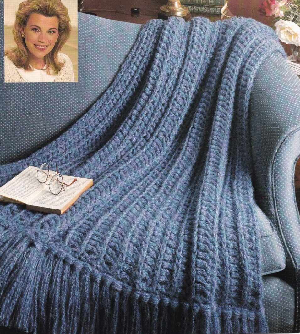 Afghan Crochet Pattern Instructions CABLES
