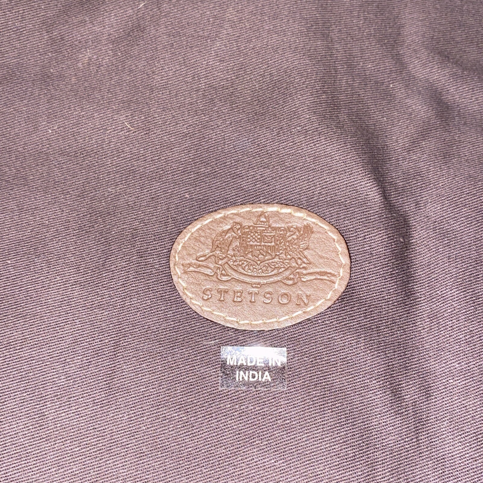 Stetson Leather Rectangle Pillow Case 25 X 19 Read Description