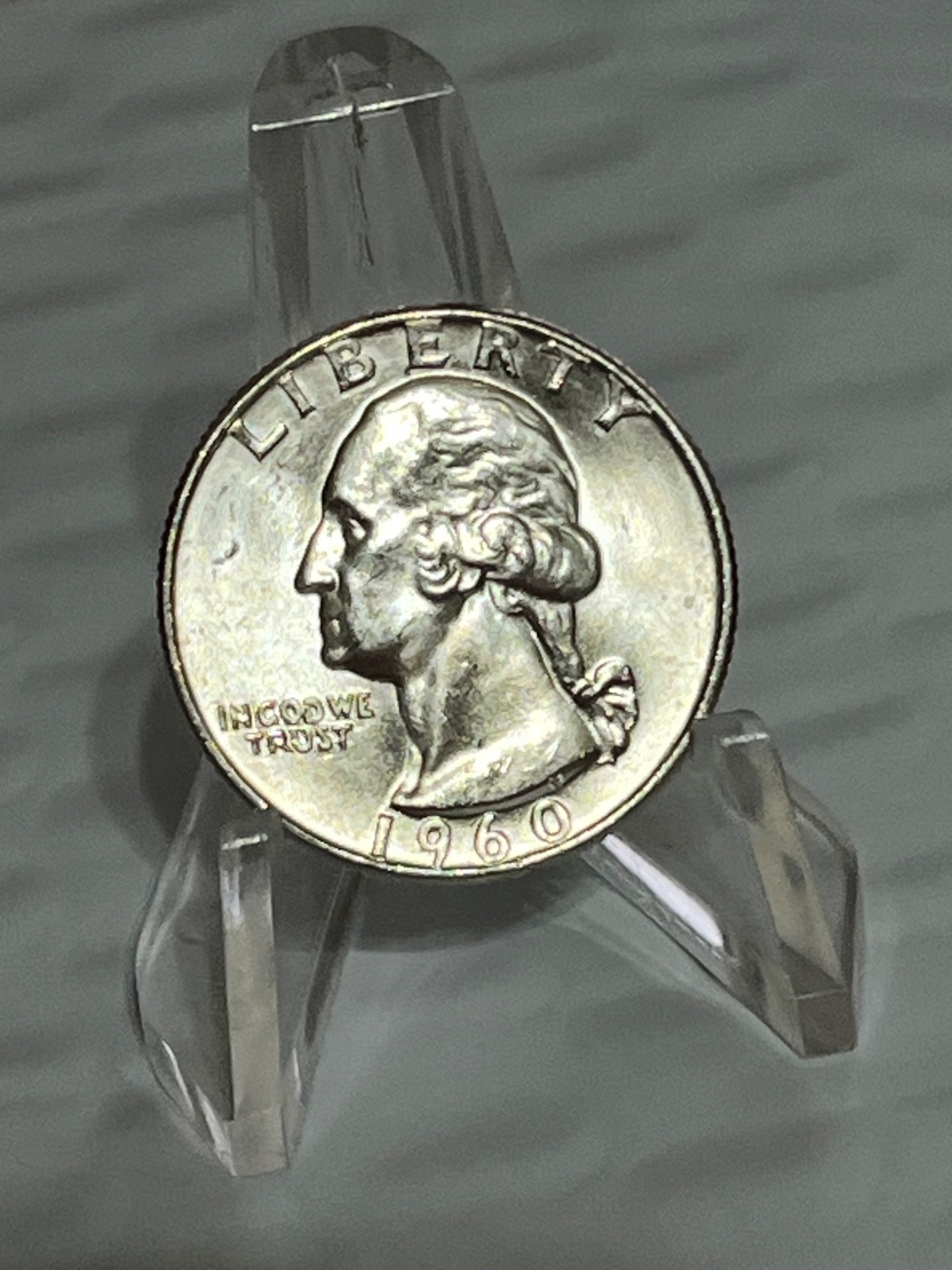 1960 D Washington Quarter BU Uncirculated  90% Silver 25c US Coin