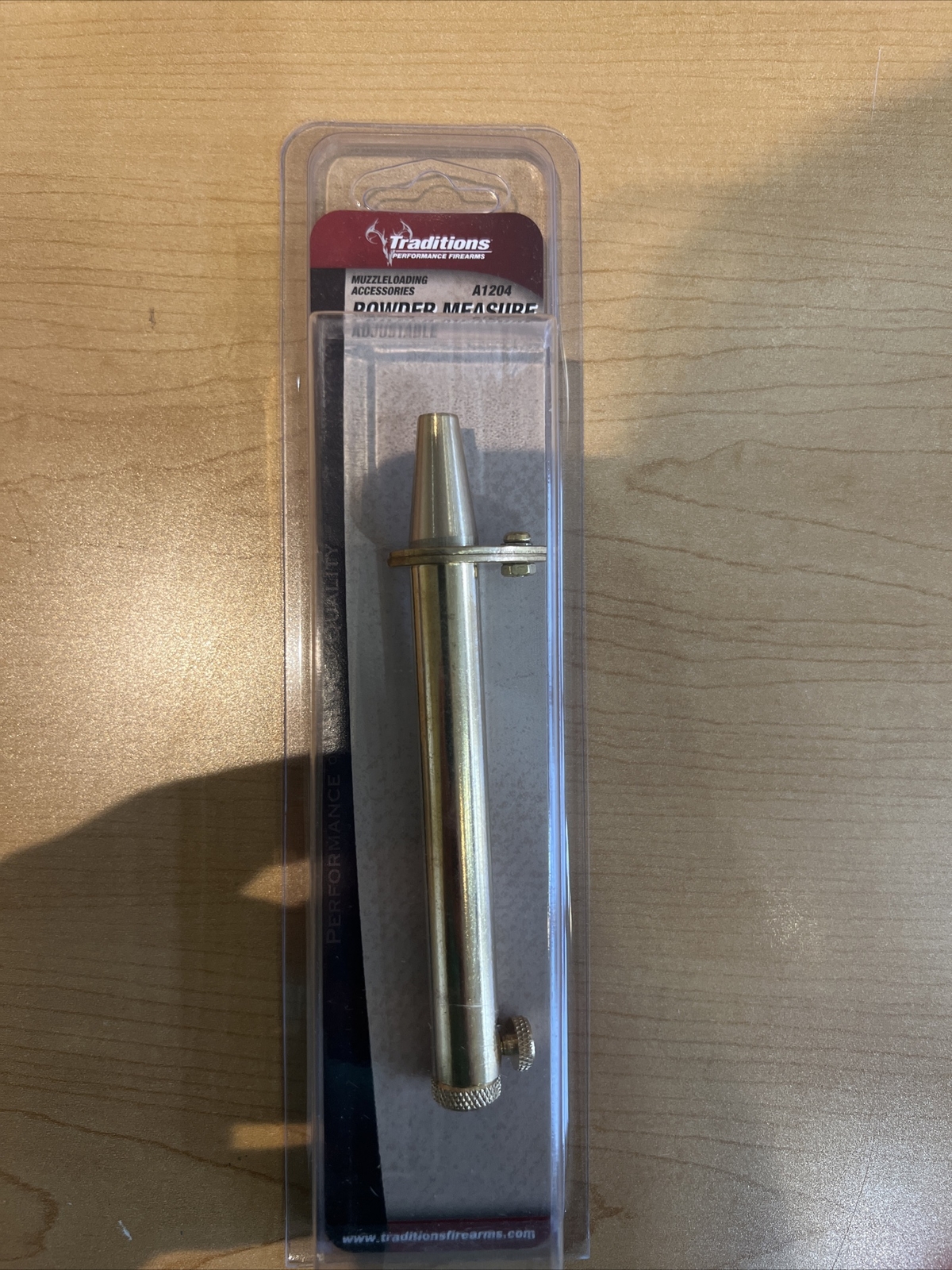 Traditions Powder Measure Adjustable 5-120 Grains Brass A1204