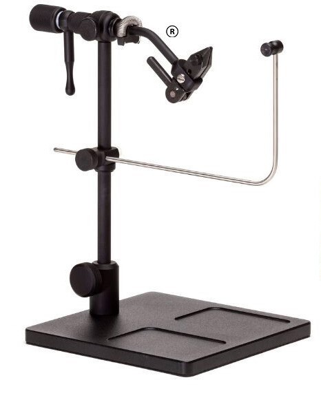RENZETTI SALTWATER TRAVELER 2300 ROTARY FLY TYING VISE PEDESTAL BASE RIGHT HAND