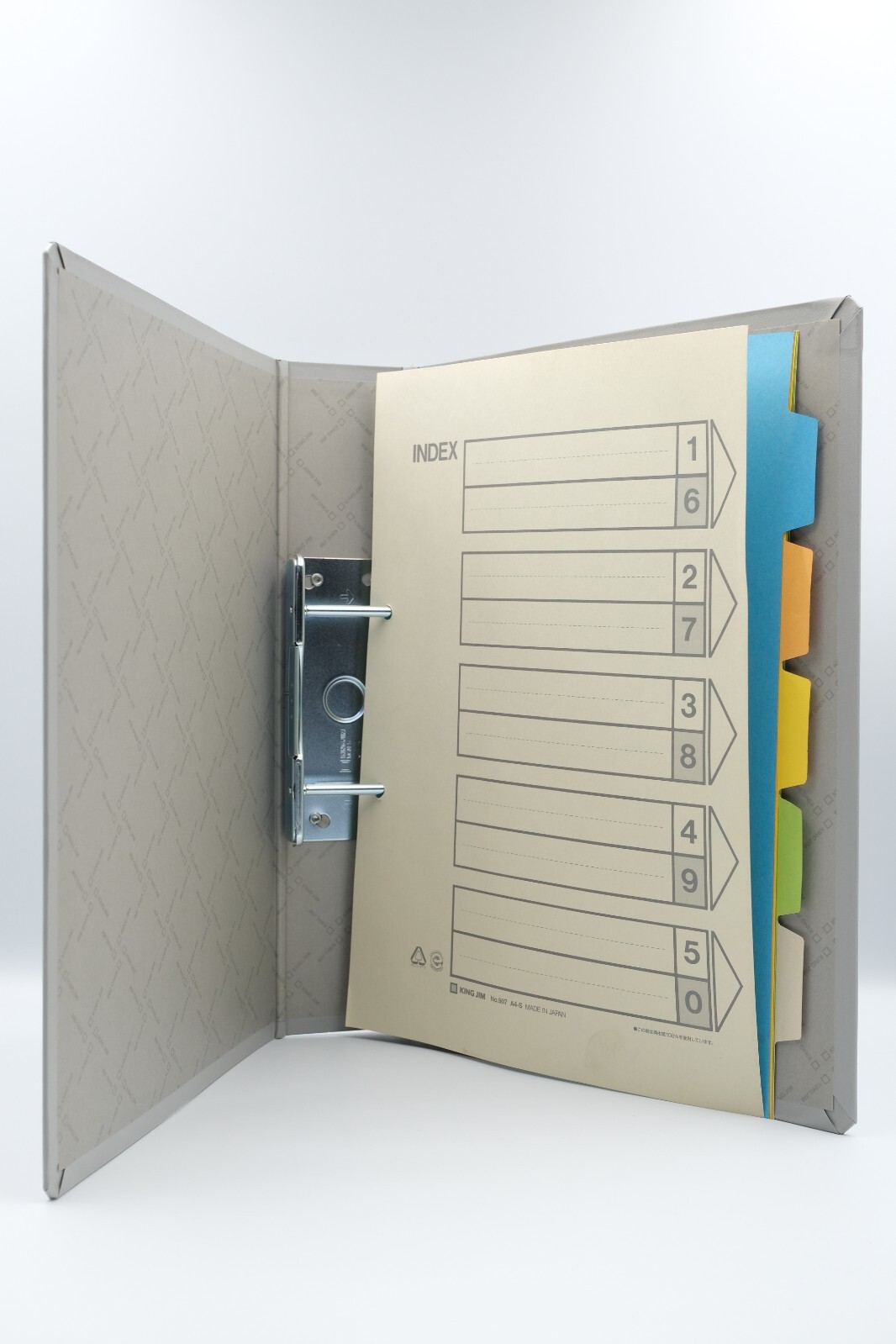 KINGJIM King File No. 975GX G A4-S 5CM Japan 2 Hole Binder Folder Organizer