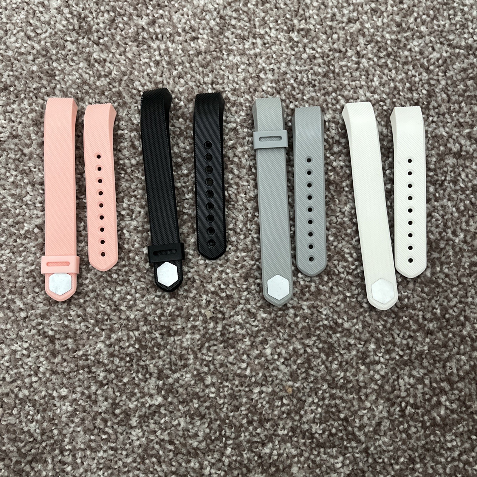 Fitbit Rubber Band Straps (4 Count)