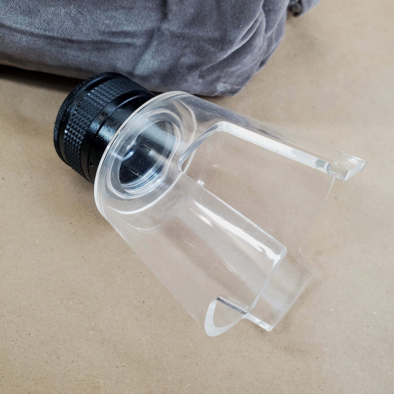 Macroscope 25 Optical Monocular Rangefinder w Case & Instructions