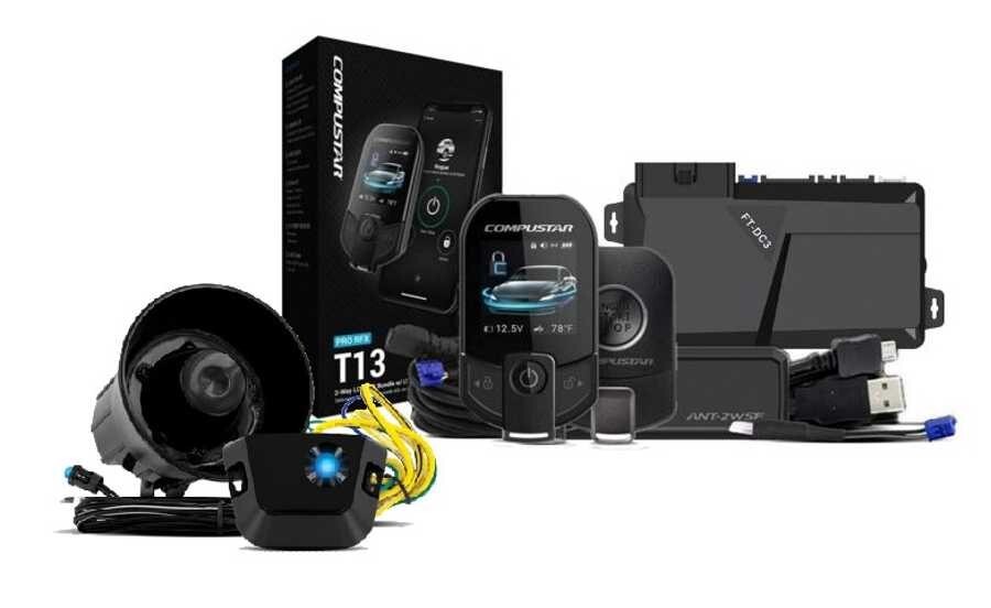 Compustar RFX-P2WT13SF 2-Way LCD Remote Start & Alarm with Smartphone Control