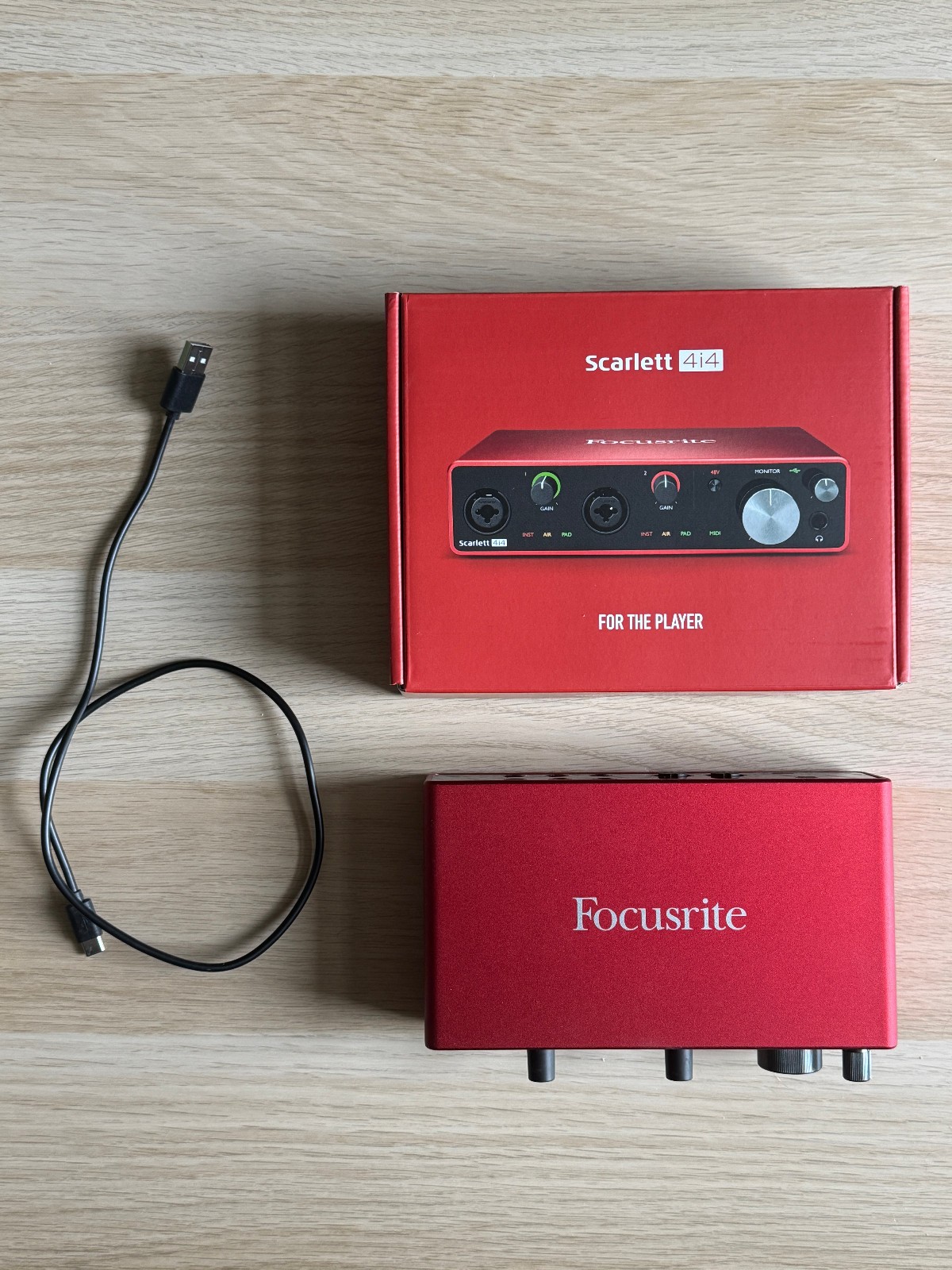 Focusrite Scarlett 4i4 3rd Gen USB Audio Interface Great Condition Fully Working